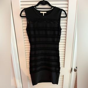 Maje Crew Neck Mini Dress